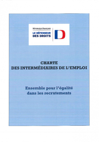Charte des intermédiaires de l'emploi